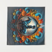 Native American Dreamscape Wandkleed (Voorkant (horizontaal))