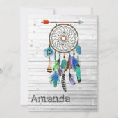 Native American Dreamweaver Birthday Party Kaart (Voorkant)