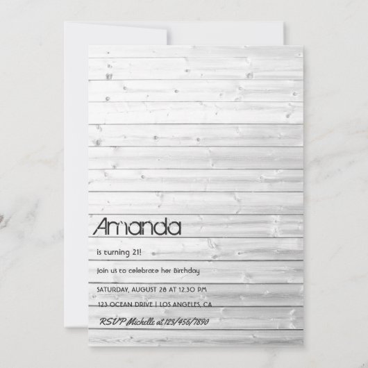 Native American Dreamweaver Birthday Party Kaart (Achterkant)