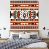 Native American Dreamweaver Canvas Print (Insitu (Slaapkamer))