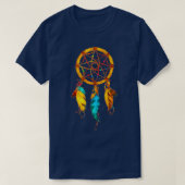 Native American Dreamweaver Feather T-shirt (Design voorkant)