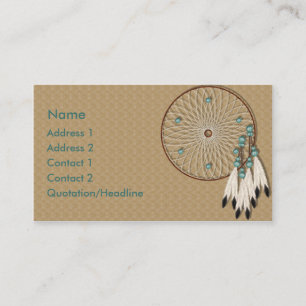 Native American Dreamweaver KRW Custom Visitekaartje