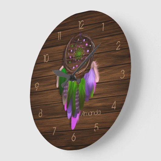 Native American Drocatcher Grote Klok (Hoek)