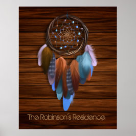 Native American Drocatcher Poster