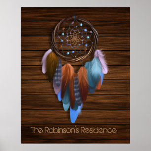 Native American Drocatcher Poster