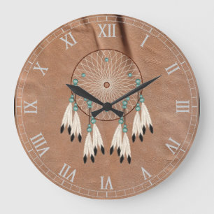 Native American Drocatcher Wall Clock Grote Klok