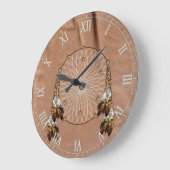 Native American Drocatcher Wall Clock Grote Klok (Hoek)