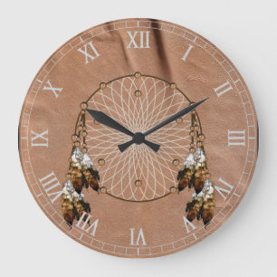 Native American Drocatcher Wall Clock Grote Klok