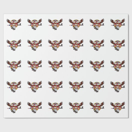 Native American Eagle Cadeaupapier (Vlak)