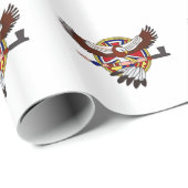 Native American Eagle Cadeaupapier (Rol Hoek)