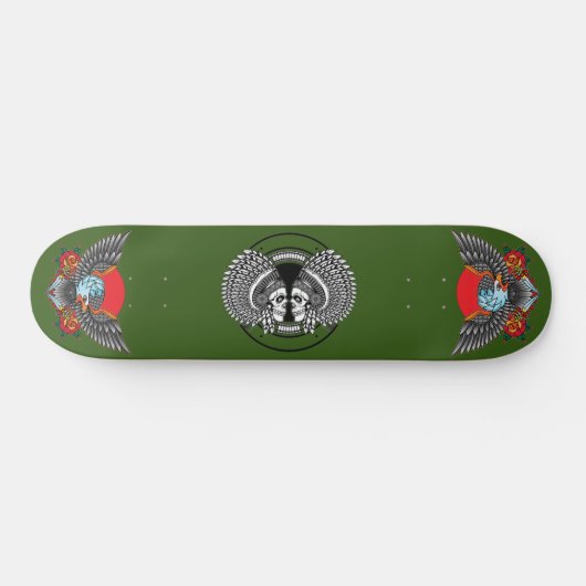 Native American Eagle & Chief Skateboard (Horizontaal)