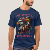 Native American Eagle Chief T-shirt (Voorkant)