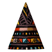Native American Essence: Etnische Vintages Feesthoedjes (Achterkant)