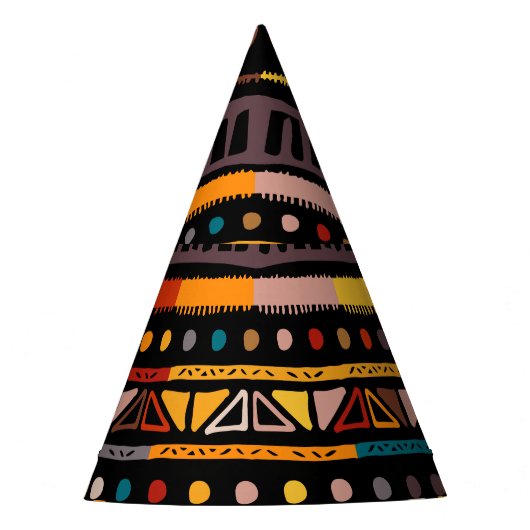Native American Essence: Etnische Vintages Feesthoedjes (Voorkant)