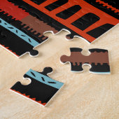 Native American Essence: Etnische Vintages Legpuzzel (Zijkant)