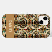 Native American Ethnic Art Tribe Pattern Custom Case-Mate iPhone Case (Achterkant (horizontaal))
