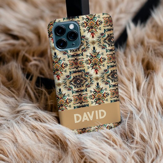 Native American Ethnic Art Tribe Pattern Custom Case-Mate iPhone Case