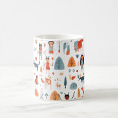 Native American Etnic Art Tribe kinderen boho Koffiemok (Center)