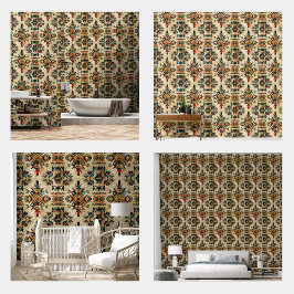 Native American Etnic Art Tribe Pattern Behang