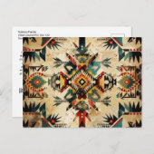 Native American Etnic Art Tribe Pattern  Briefkaart (Voorkant / Achterkant)