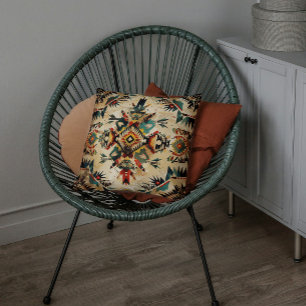 Native American Etnic Art Tribe Pattern  Kussen