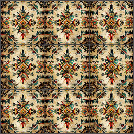 Native American Etnic Art Tribe Pattern Tegeltje
