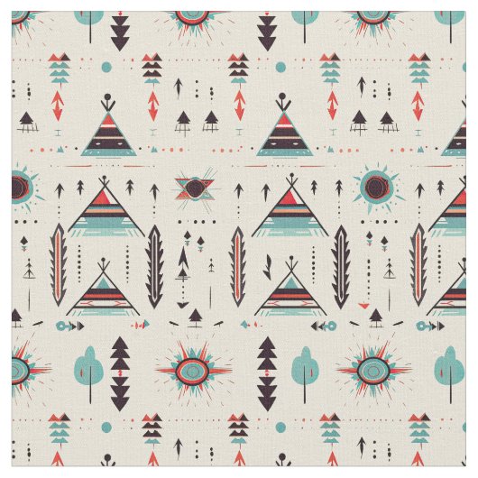 Native American Fabric Stof (Close Up)
