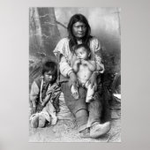 Native American Family, 1916 Poster (Voorkant)