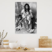 Native American Family, 1916 Poster (Keuken)