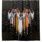 Native American Family Douchegordijn (Voorkant)