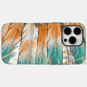 Native American Feather iPhone Case (Achterkant (horizontaal))