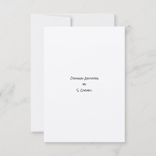 Native American Feather Wenskaart Kaart (Achterkant)