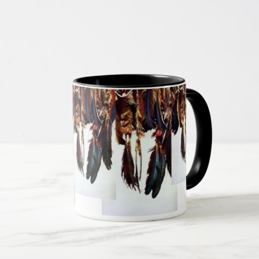 Native American Feathers Mok (Voorkant rechts)