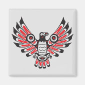Native American Fire Bird Magneet (Voorkant)