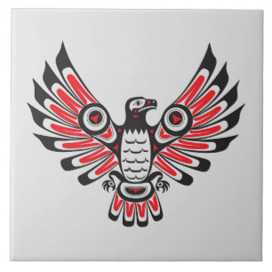 Native American Fire Bird Tegeltje