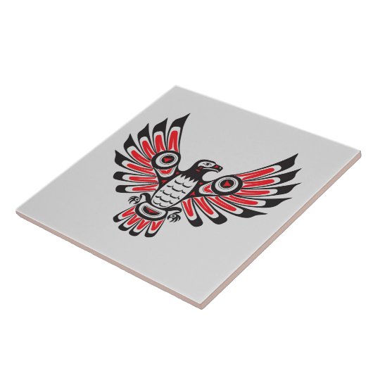 Native American Fire Bird Tegeltje (Zijkant)