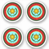 Native American Flag Eastern Band Cherokee Nation Sticker (Voorkant)