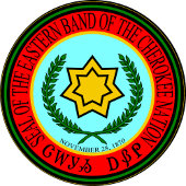 Native American Flag Eastern Band Cherokee Nation Sticker