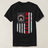 Native American Flag for Native American (2) T-shirt (Design voorkant)
