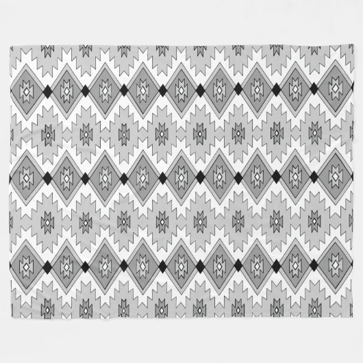 Native American Fleece Blanket (Voorkant (Horizontaal))