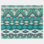 Native American Fleece Deken (Voorkant (Horizontaal))