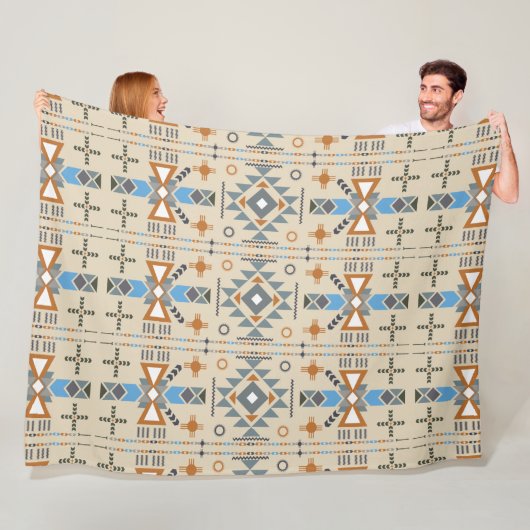 Native American Fleece Deken (In situ)