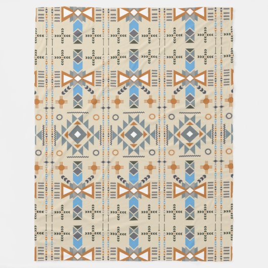 Native American Fleece Deken (Voorkant)