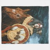 NATIVE AMERICAN Fleece Dekens (Voorkant (Horizontaal))