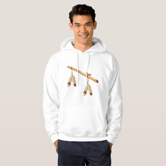 Native American Flute Hoodie (Voorkant volledig)