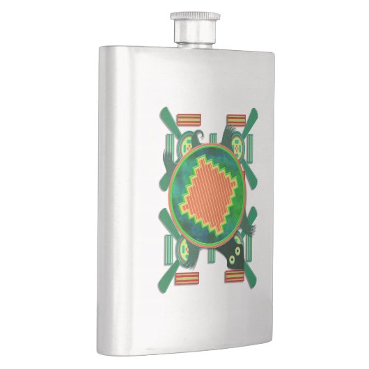 Native American Folk Art Turtle Flacon (Rechts)