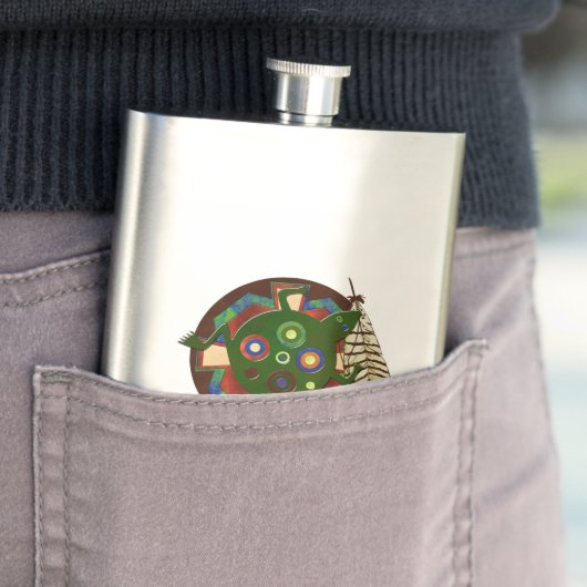 Native American Folk Frog Flacon (Voorbeeld)