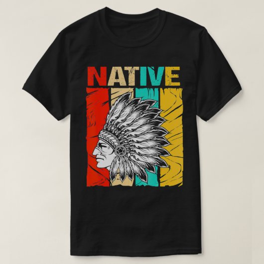 Native American for Men T-shirt (Design voorkant)