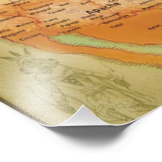 Native American Foto Afdruk (Hoek)