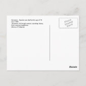  Native American Geronimo Apache Briefkaart (Achterkant)